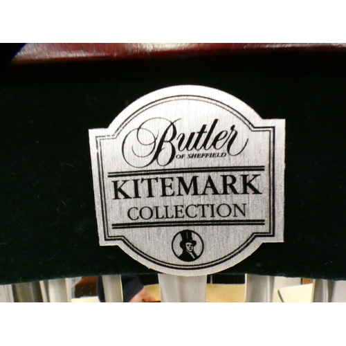 74 - Canteen of cutlery by Butler of Sheffield from the Kitemark collection, in fitted box.