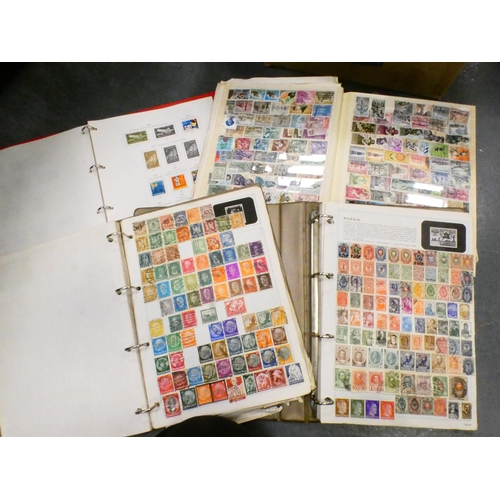 80 - Stamp albums to include two Schaubek albums containing French stamps, c. 1945-59, Stanley Gibbons Co... 