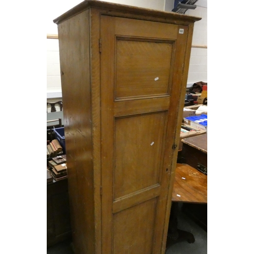 532 - Tall, antique pine cupboard.