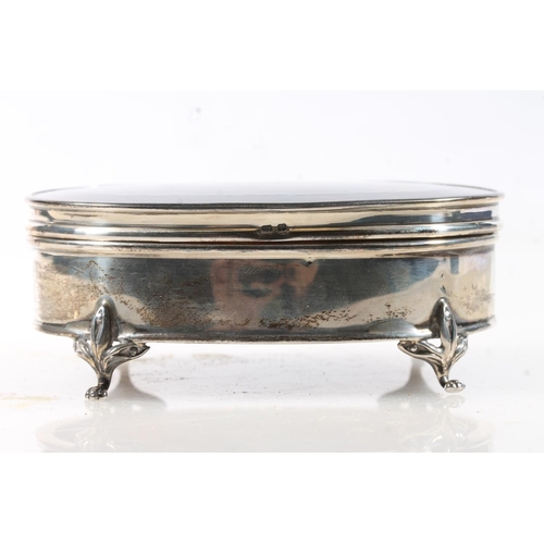 427M - Early 20th century jewellery casket with tortoiseshell top by Synyer & Beddoes (Harry Synyer &am... 