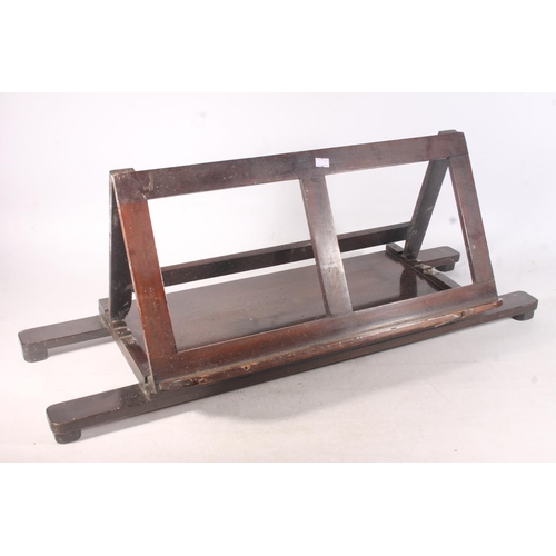 646 - Mahogany folding easel.