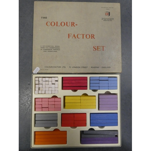 107 - Colour-Factor mathematical model set, boxed, Wordsworth Illustrated volume, a small volume, The Rubi... 