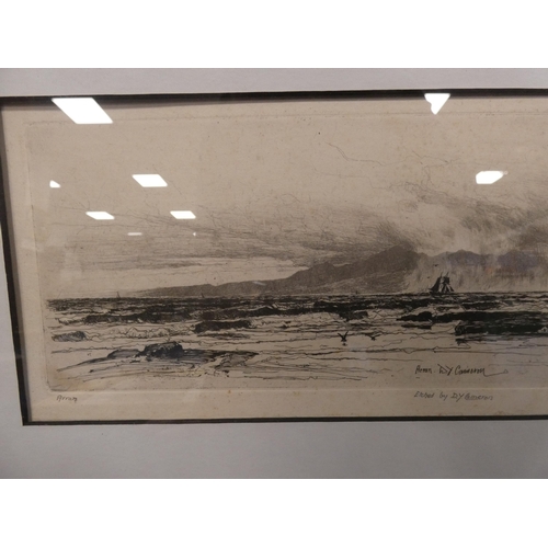 79 - After DY CameronArranSigned and titled in pencil, artist's proof, also a print after William York Ma... 