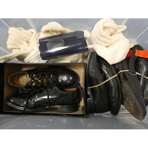 80 - Large collection of formal kilt attire to include a kilt, Bonnie Prince Charlie jackets, shoes, spor... 