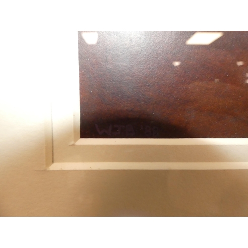 89 - WJB possibly WJ Van den Bos,AbstractGouache, framed and glazed.