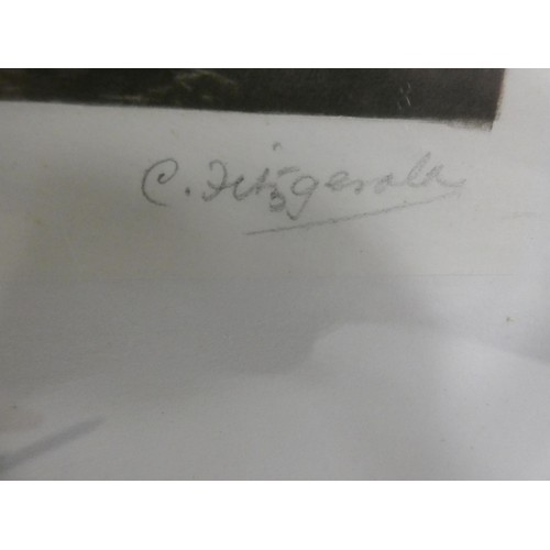 385 - GC Fitzgerald after John Constable (British, 1776 - 1837)The Glebe FarmSigned C Fitzgerald to lower ... 