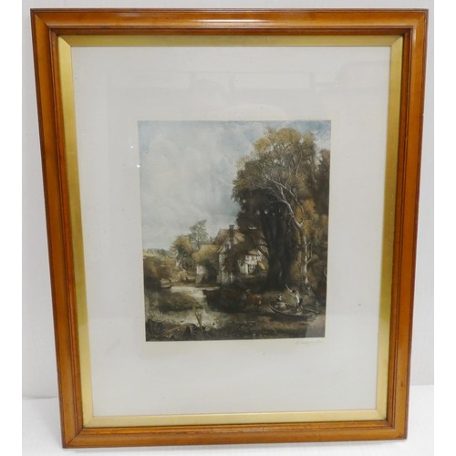 385 - GC Fitzgerald after John Constable (British, 1776 - 1837)The Glebe FarmSigned C Fitzgerald to lower ... 