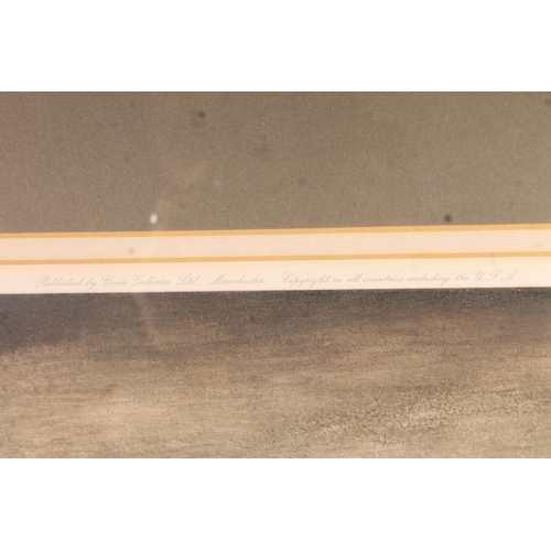 268 - LAURENCE STEPHEN LOWRY RA (1887-1976) *ARR* Our Town Print, pencil signed lower right, limited editi... 