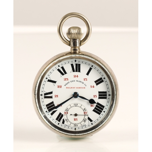 203 - West End Watch Co. Railway Service pocket watch  