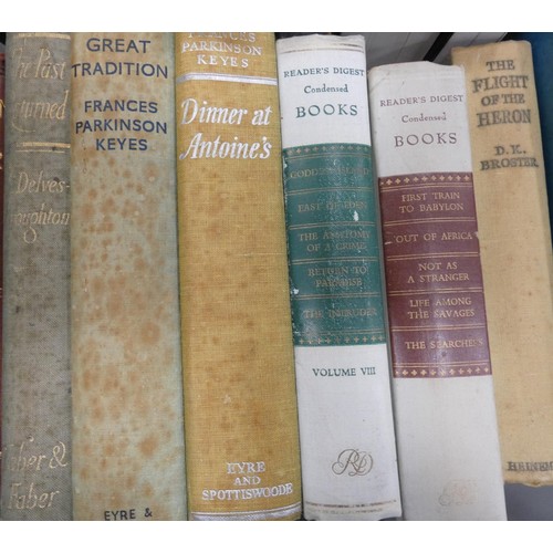 77 - Two cartons of books to include military interest, Scramble for Africa, Boots on the Ground, leather... 