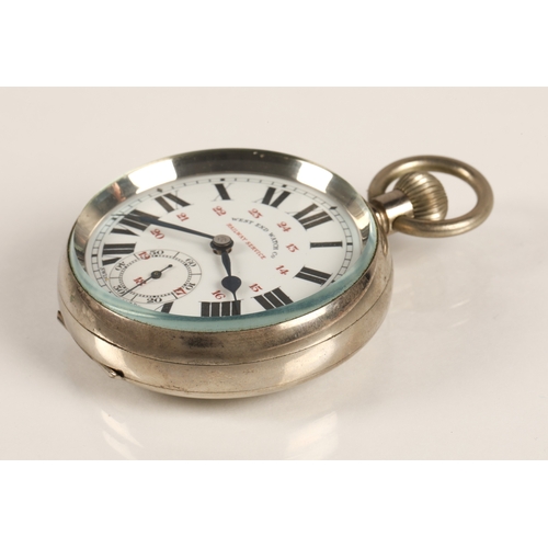 203 - West End Watch Co. Railway Service pocket watch  