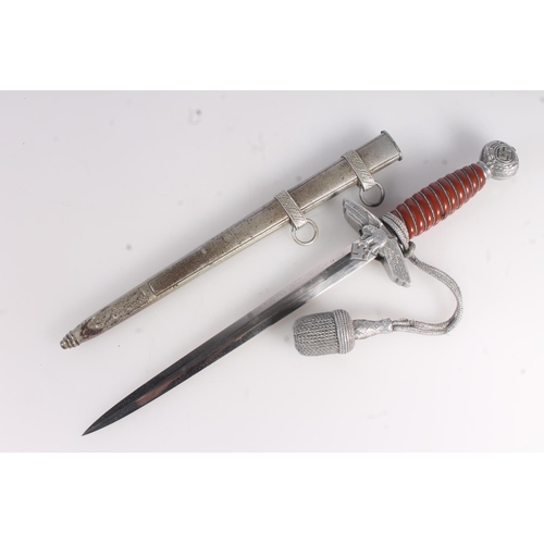 1783 - WWII era Nazi German Third Reich Luftwaffe dagger, the blade ricasso with makers mark 'PAUL WEYERSBE... 