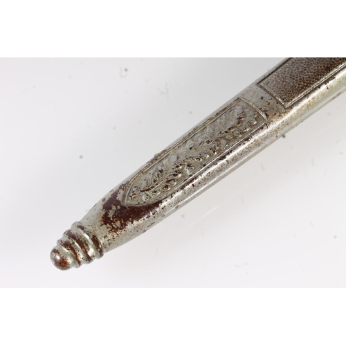 1783 - WWII era Nazi German Third Reich Luftwaffe dagger, the blade ricasso with makers mark 'PAUL WEYERSBE... 