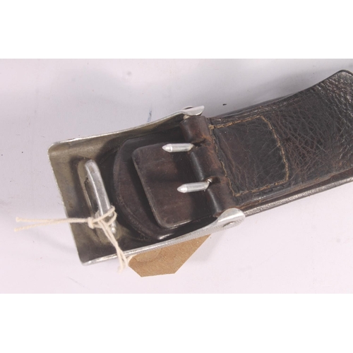 1784 - WWII era Nazi German Third Reich heer (army) belt buckle with 'Gott Mit Uns' banner encircling eagle... 