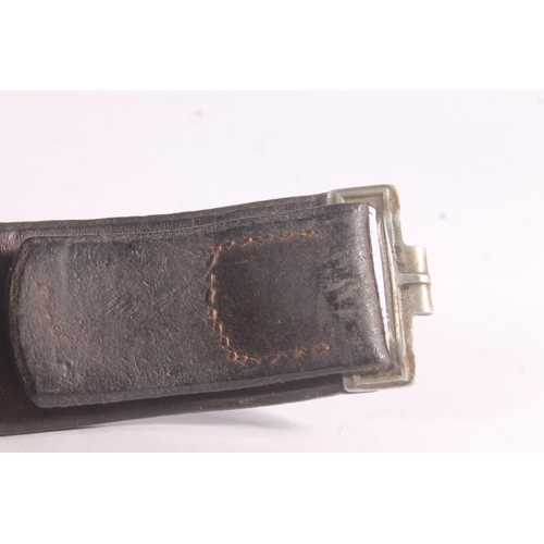 1784 - WWII era Nazi German Third Reich heer (army) belt buckle with 'Gott Mit Uns' banner encircling eagle... 