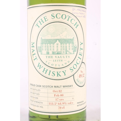 1231 - ST MAGDALENE (Linlithgow closed distillery) 1982 17 year old single malt Scotch whisky, distilled Oc... 