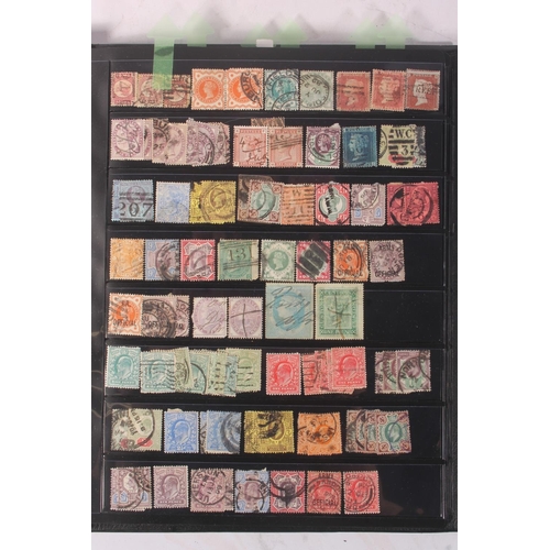 1424 - Stamp collection held across four albums to include GREAT BRITAIN GB 1964 Forth Road Bridge presenta... 