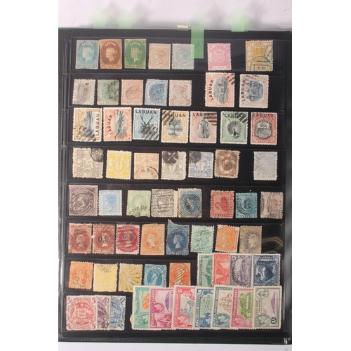1424 - Stamp collection held across four albums to include GREAT BRITAIN GB 1964 Forth Road Bridge presenta... 