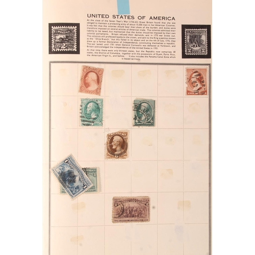 1425 - Stamp collection held in Errington & Martin 'The Diplomat' stamp album, both 19th and 20th centu... 