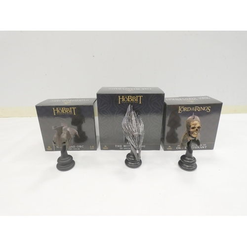 Lord of the Rings / The Hobbit. Three Weta Workshop Collectibles ...