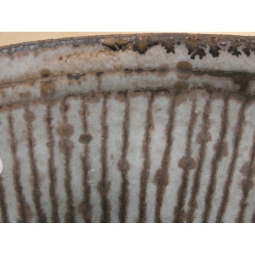 255 - Dame Lucie Rie DBE (Austrian, 1902 - 1995)Studio pottery drip glazed bowl, the interior and exterior... 