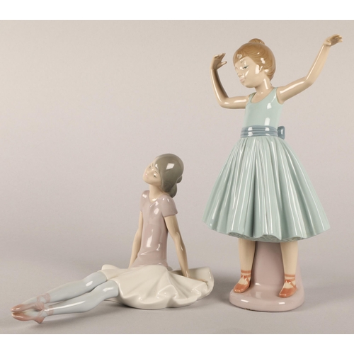 13 - Two Lladro figures of ballet dancers (2)