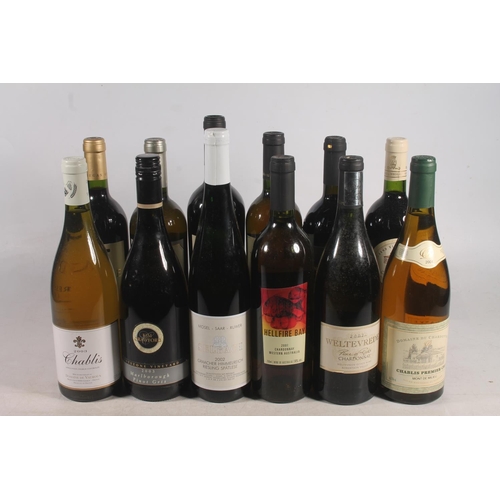 17 - Case of mixed wines to include WELTEVEREDE 2002 Charonnay 14% abv. 75cl, WELTEVERDE 2002 Gewurztrami... 