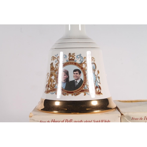 39 - Four bottles of BELLS blended Scotch whisky to include Queen Elizabeth 60th birthday 1986 43% abv. 7... 
