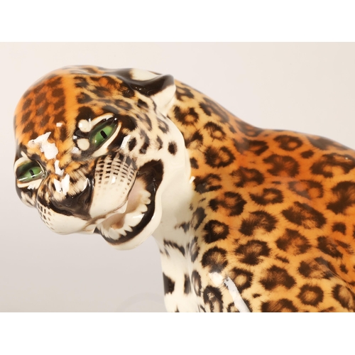 Nymphenburg porcelain leopard 'Zola', Hans Behrens, impressed mark