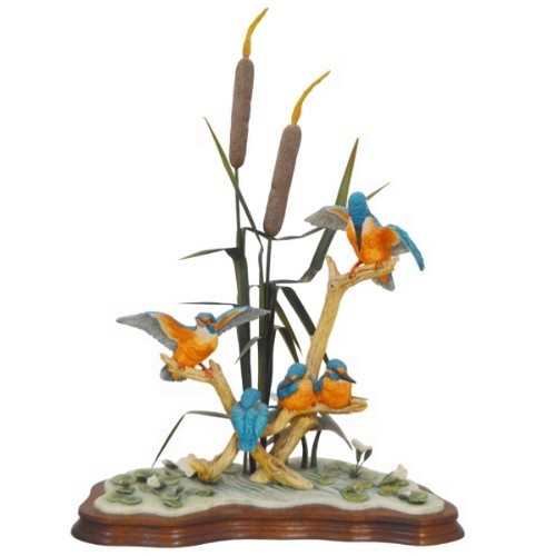 Border Fine Arts group, 'Halcyon Days', signed by Ray Ayres, limited edition 465 of 750.