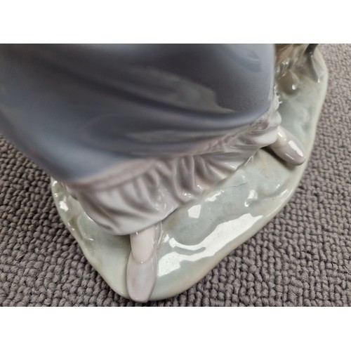 10 - Lladro figurine, a girl with swan