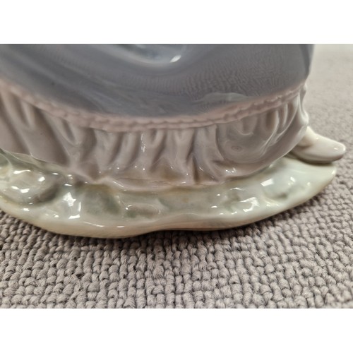 10 - Lladro figurine, a girl with swan