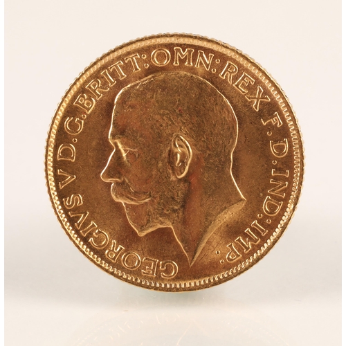 56A - George V gold sovereign dated 1912