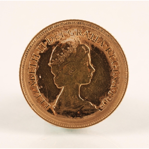 58A - Elizabeth II gold half sovereign 1982