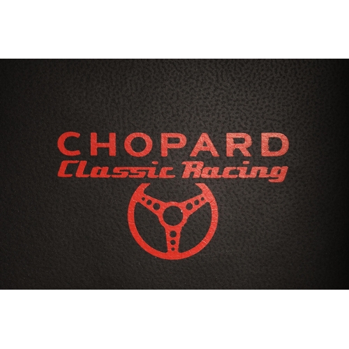 86 - Chopard 18ct rose gold chronometer Gentleman's wrist watch, the white enamel dial with three subsidi... 