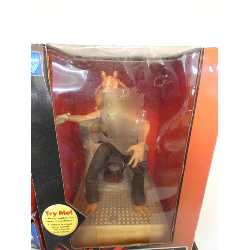 Star Wars. Four boxed 1999 Think Way toys Star Wars Interactive