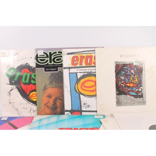 22 - Erasure, 12'' vinyl singles  to include Take A Chance On Me DJ Promo Only, In My Arms/Rapture Club P... 
