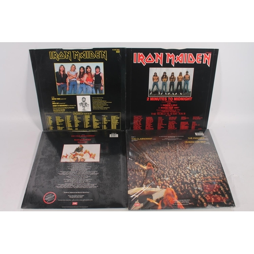 25 - Iron Maiden, 12'' vinyl singles to include The Clairvoyant with gatefold sleeve, 2 Minutes To Midnig... 