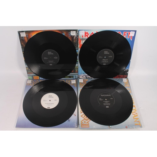 25 - Iron Maiden, 12'' vinyl singles to include The Clairvoyant with gatefold sleeve, 2 Minutes To Midnig... 