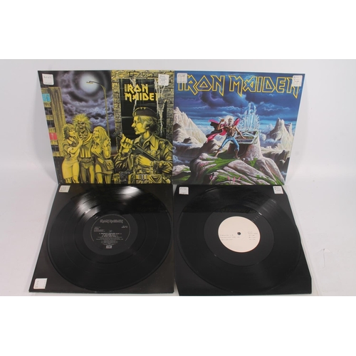 25 - Iron Maiden, 12'' vinyl singles to include The Clairvoyant with gatefold sleeve, 2 Minutes To Midnig... 
