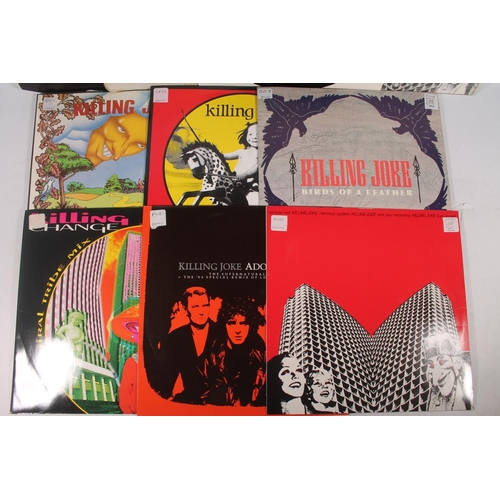 26 - Killing Joke, 12'' vinyl singles to include A New Day, Birds Of A Feather, Requiem/Change, also a wh... 