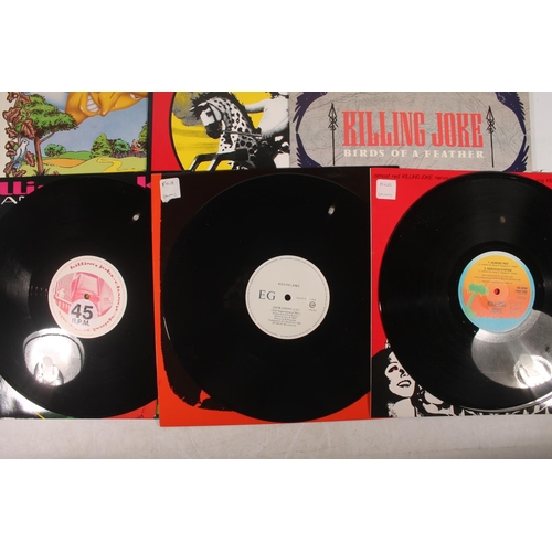 26 - Killing Joke, 12'' vinyl singles to include A New Day, Birds Of A Feather, Requiem/Change, also a wh... 