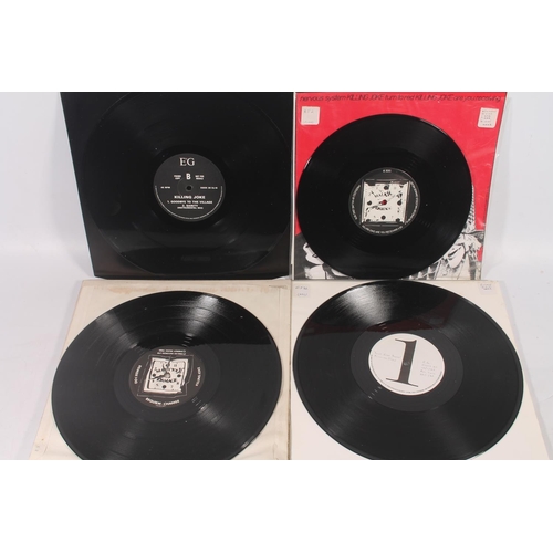 26 - Killing Joke, 12'' vinyl singles to include A New Day, Birds Of A Feather, Requiem/Change, also a wh... 