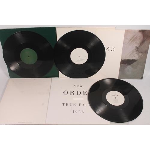 3 - New Order, 12'' vinyl singles to include Ceremony In A Lonely Place, Truth Faith/1963, Touched By Th... 