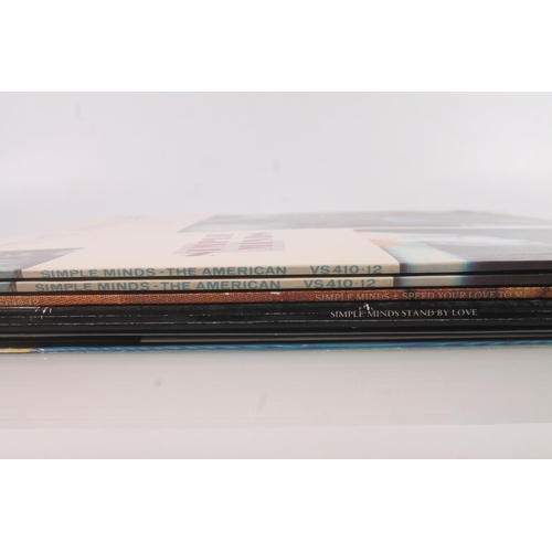 30 - Simple Minds, 12'' vinyl singles to include Speed Your Love To Me extended mix, The American, Stand ... 