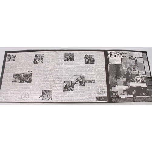 34 - Crass, Punk Rock The Feeding Of The Five Thousand with insert and The Second Sitting with fold-out s... 
