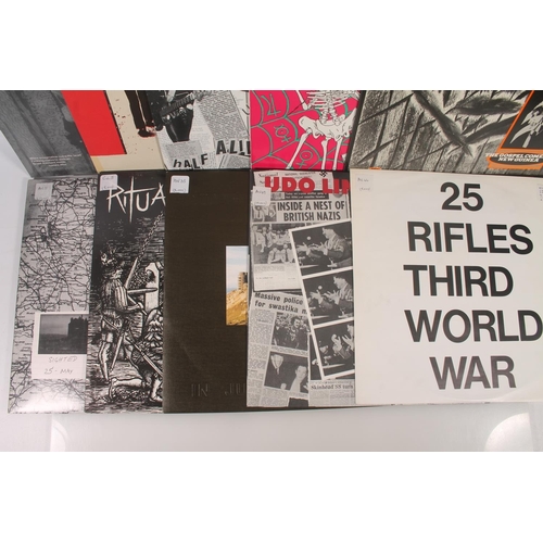 38 - NWOBHM/POST PUNK, 12'' vinyl singles to include Death In June, Heaven Street on brown textured sleev... 
