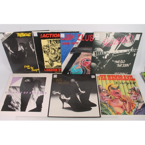 41 - NWOBHM/POST PUNK, 12'' vinyl singles to include The Membranes Pin Stripe Hype, !Action Pact! London ... 