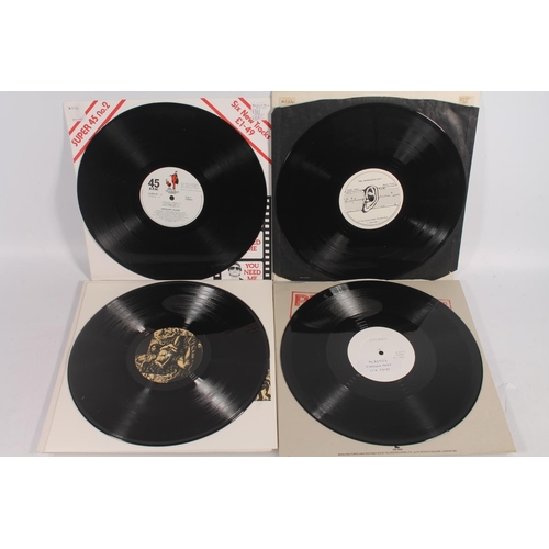 44 - NWOBHW/Post Punk, 12'' vinyl singles in factory sleeves to include Plastics Diamond Head, The Homose... 