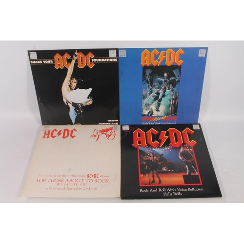 53 - AC/DC, 12'' vinyl singles to include Whole Lotta Rosie Special Limited Edition on Atlantic, Thats Th... 